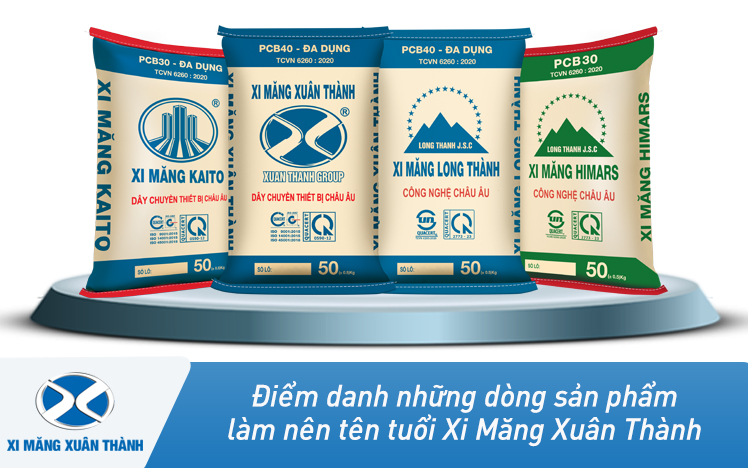 Check out the product lines that make Xuan Thanh Cement famous